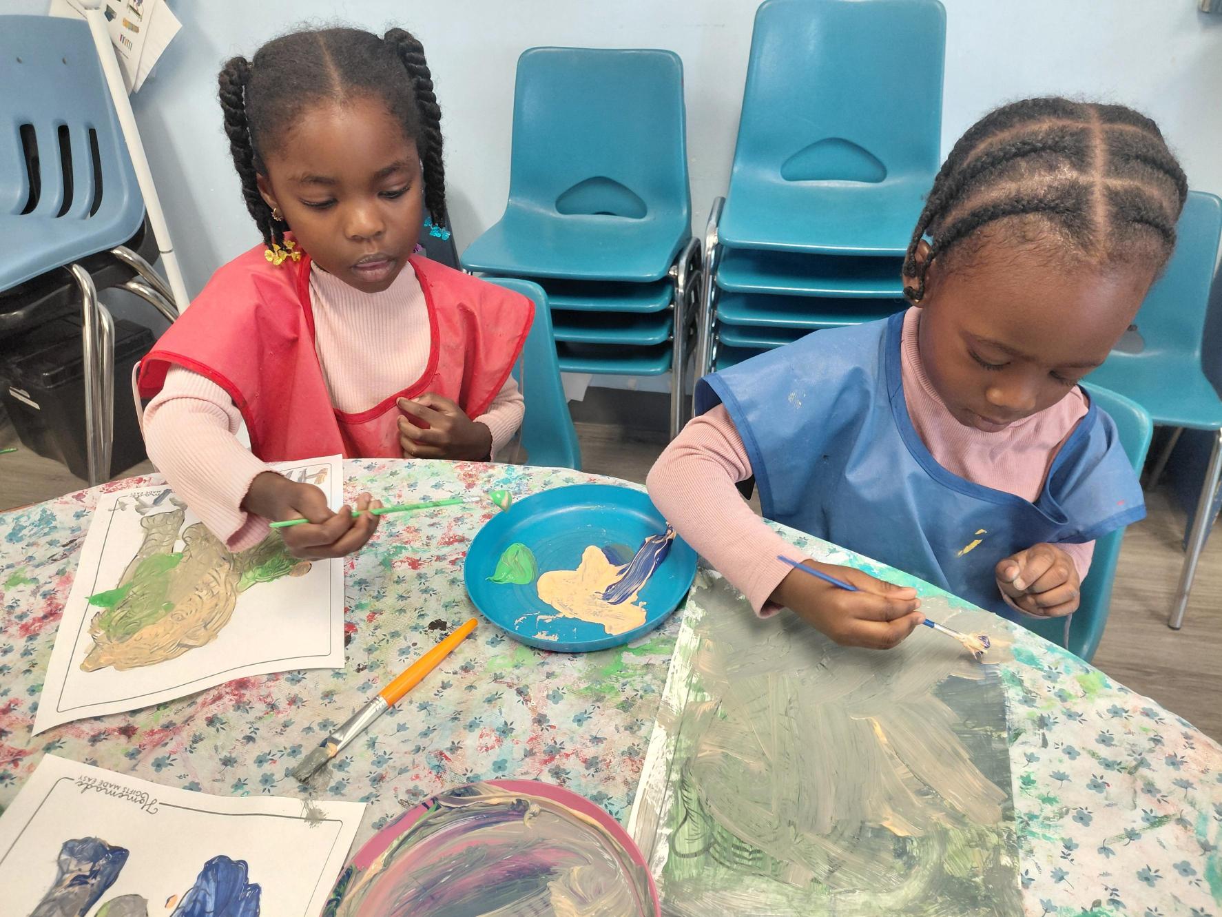 Media (90) Nursery kids painting and drawing.