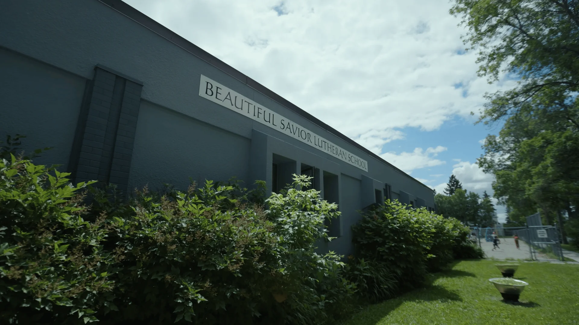 Front of Beautiful Saviour Lutheran School